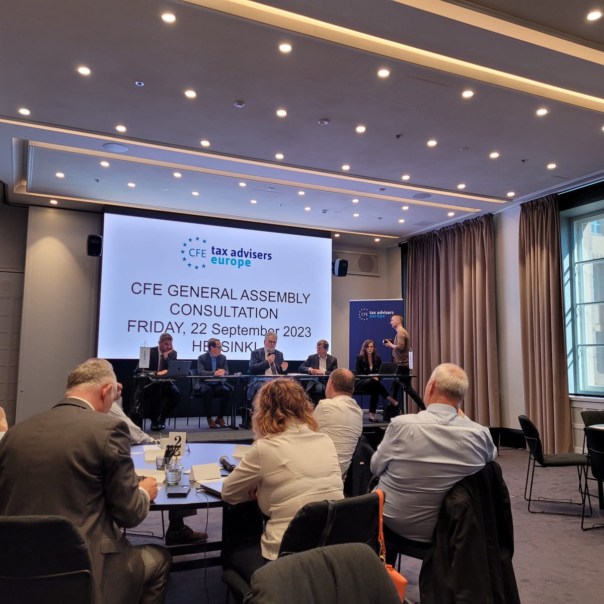 After Accountex last Tuesday it was off to Heathrow for the early morning flight to Helsinki to moderate a 
<a href="/cfe_brussels/">CFE Tax Advisers Europe</a> session on Tax Administration 3.0, relay the conclusions at the consultation session and attend the Tax Technology Committee to discuss generative AI in tax