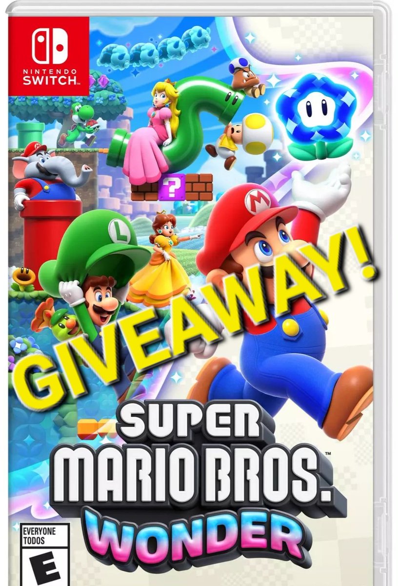DylanDyylas's tweet photo. 🚨Mario Wonder Giveaway!🚨

Looking to play Mario Wonder on launch? 🍄

I'm buying one random follower a digital copy of Mario Wonder or a $60 eShop Card on launch day!

To Enter:
❤️ Like!
♻️ Repost!
🚶 Follow!

Entry 2/6

Each Entry you Like/RP = Another Chance to Win! https://t.co/9Q5g4PzbEM
