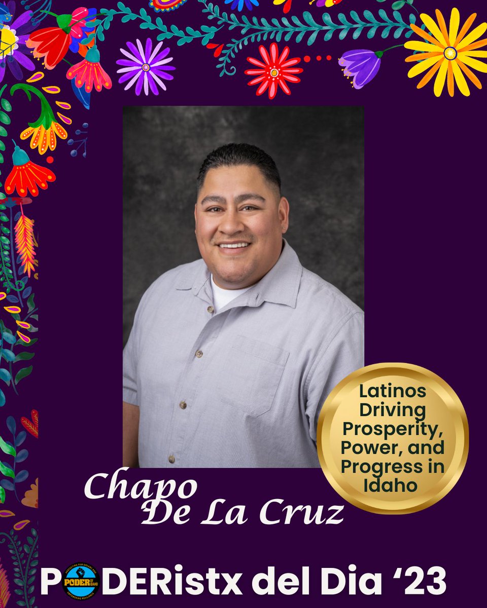 PoderofID's tweet image. Meet Chapo De La Cruz!

Born in Nampa, Idaho and raised in Wilder, Idaho. Son of migrant farmworkers who spent his summers working “en la labor.” Gates Millennium Scholar, College of Idaho Graduate and family oriented. Echale ganas y puro Cowboys! 

Felicidades PODERistx del dia!