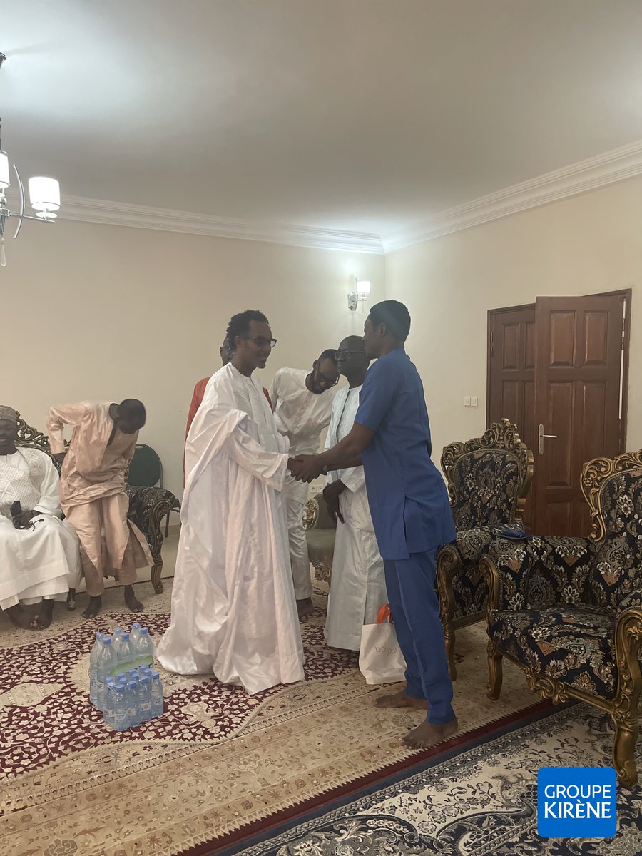 GroupeKirene1's tweet photo. [Gamou 2023]

Le samedi 23 septembre, le Groupe Kirène a procédé à sa traditionnelle visite à Tivaoune et à Ndiassane. Nos équipes ont eu l'honneur de rencontrer Serigne Mbaye Sy Abdou, Serigne Cheikh Tidiane Sy et les fils de Cheikh Bou Sidy Kounta, Khalife de Ndiassane. https://t.co/7SPtfgaRlb