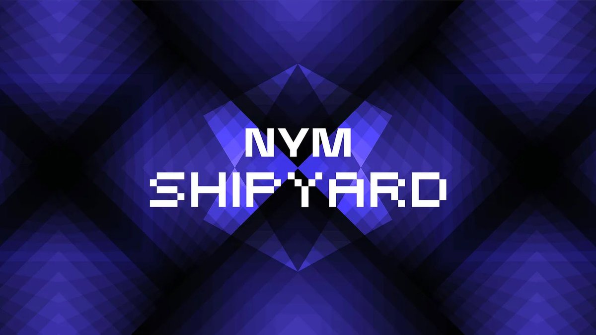 🔈 <a href="/Galxe/">Galxe</a> Nym Shipyard Enrolment Campaign starts today!

🔥 Prepare yourself for the next big thing - privacy. Learn from world-renowned experts, and get rewarded.

👉🏻 Don't miss a chance at the 2.5M $NYM prize pool! #NymShipyard
galxe.com/NymTechnologie…