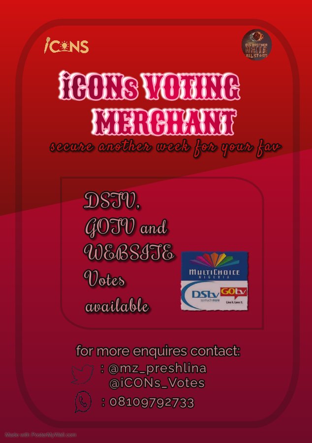 iCONs Voting Merchants tweet media