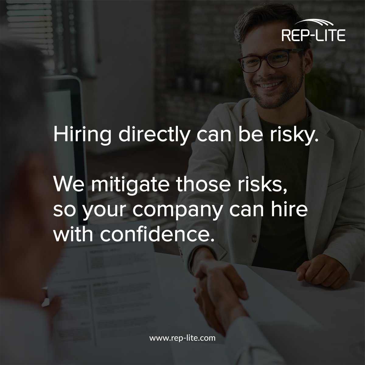 rep_lite's tweet photo. Hiring risks? Rep-Lite is your shield. We mitigate risks, ensuring confident hires for your company.

Hire with confidence at https://t.co/H73pnhyEuf

#RepLite #MedicalSalesRecruiting #TopTalent #PartnersInSuccess #MedicalDeviceSales #HireWithConfidence #RiskMitigation https://t.co/sSzAW8jA3U
