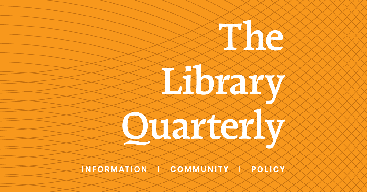This article from The Library Quarterly studies the partnership between public libraries and health providers in implementing telemedicine programs. Read “Telemedicine in Public Libraries: Innovation among Early Adopters” here: ow.ly/rR0K50PO4b3