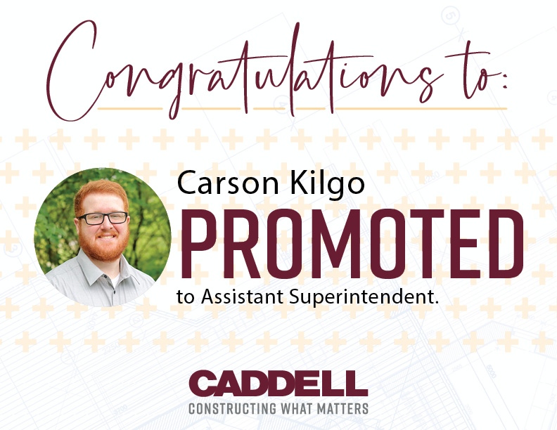 CaddellConst's tweet photo. Congratulations, Carson! Here's to many more years of #ConstructingWhatMatters together! #YourWorkMatters #YourCareerMatters #AnotherOnePromoted #RoomToGrow #AmpleOpportunityForAdvancement #AGreatCompanyToWorkFor https://t.co/Ysfg8d7XQC