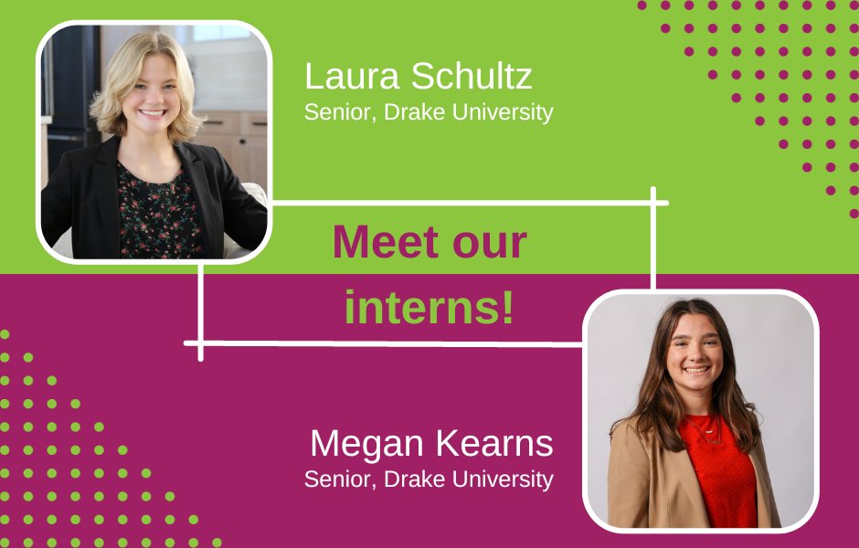 IowaPHA's tweet photo. We're excited to introduce our newest interns who started with us this month: Laura and Megan!

They are both seniors at Drake University, majoring in clinical and medical sciences, and they will work with us on a variety of projects this year.

Help us welcome Laura and Megan! https://t.co/sHhp5NLGHU