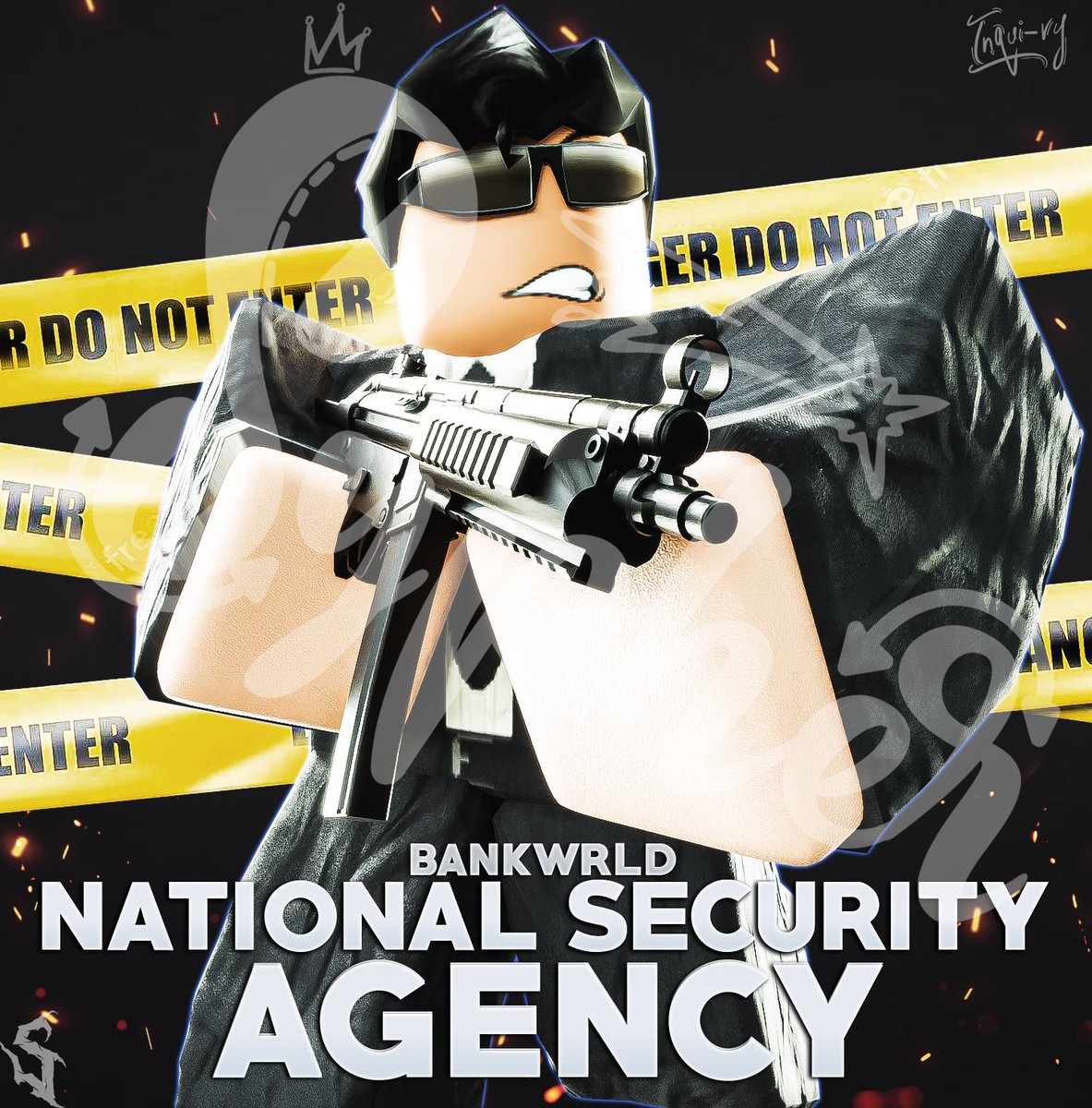 New Heat just dropped! National Security Agency logo! Collab with @Nash_anf1! #RobloxGFX ll #RobloxArt ll #robloxcommission ll #RobloxDev ll #Roblox ll #Roblox || #milsim Commissions are open! Discord link: discord.gg/4TCHH3hmaP (Thumbnail dropping soon for NSA as well!)