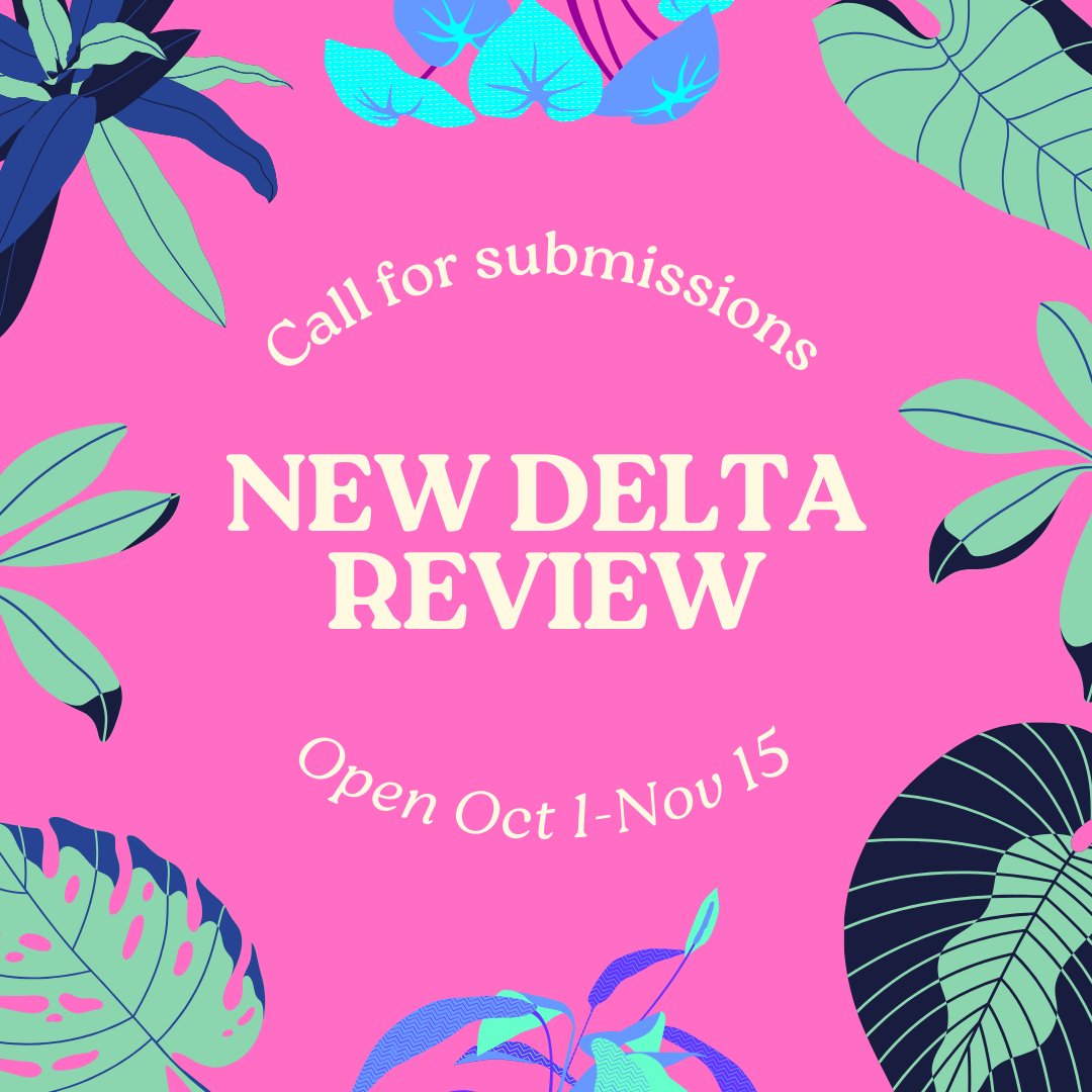 We're opening up submission for the Fall from Oct 1- Nov 15! Send us your poems, your stories, your essays, and art! It's 3 dollars to submit and we'll be hitting you with an extra special Halloween treat--but more on that later!