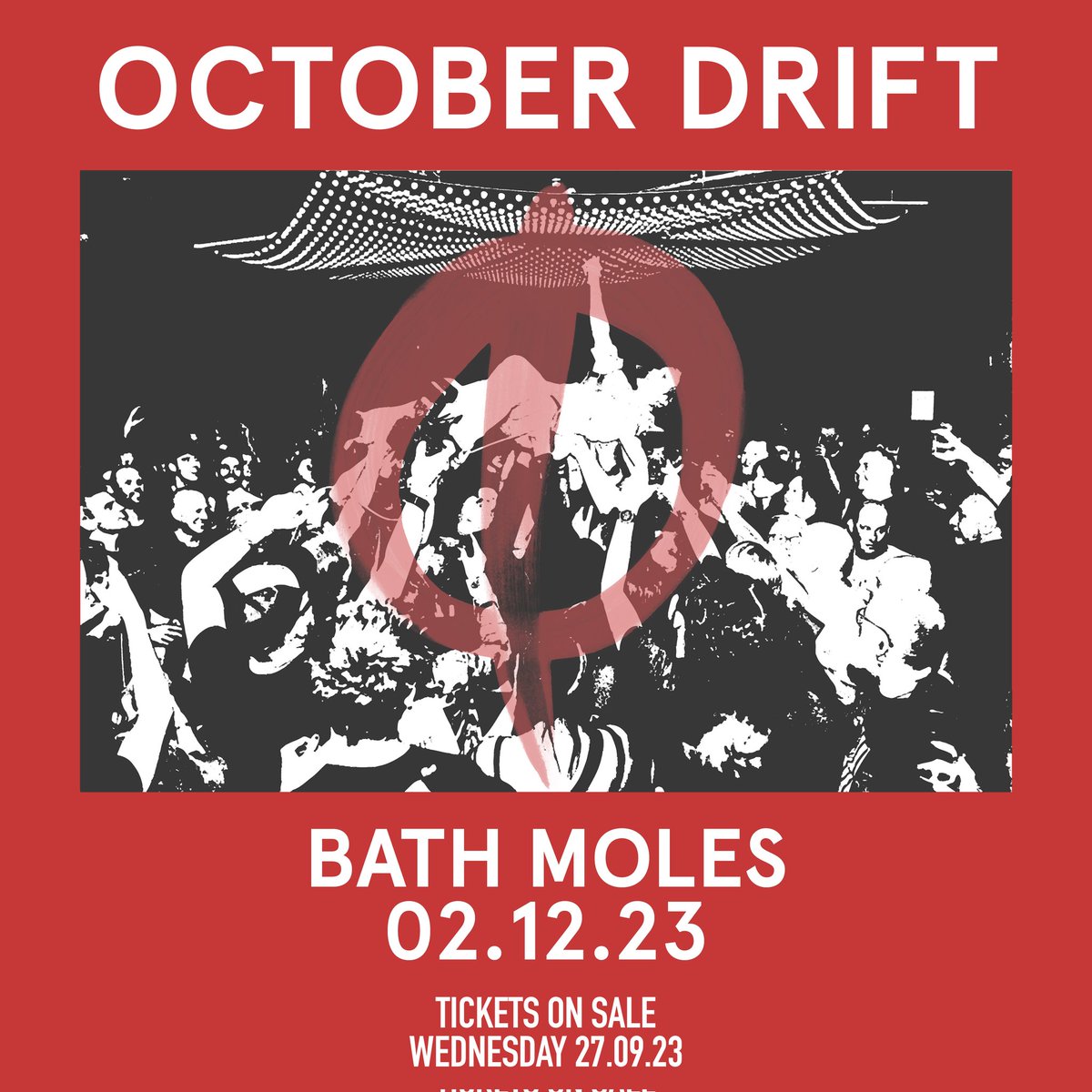 octoberdrift's tweet image. N E W . S H O W . A N N O U N C E M E N T 

Delighted to announce that we will be playing at the amazing @MolesBath on Dec 2nd as part of their 45th Anniversary celebration shows! This will be our last headline show of the year - tickets £4.50!

TICKETS ON SALE WEDNESDAY 10AM