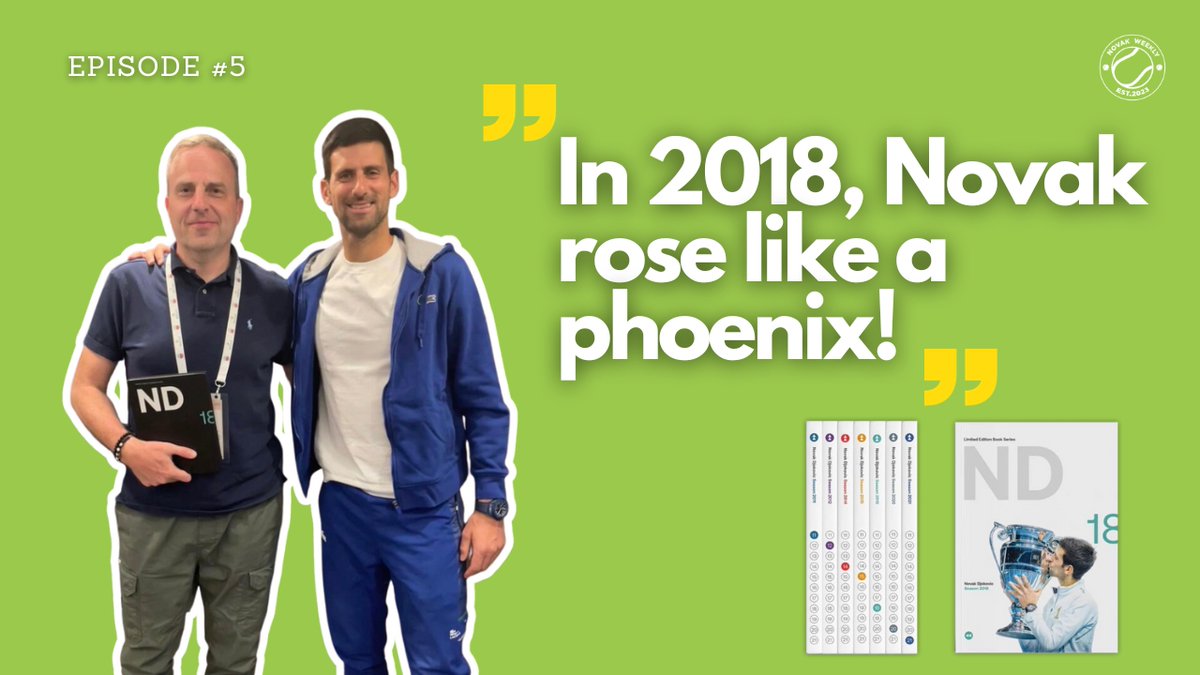 NovakWeekly's tweet photo. Novak Weekly Episode #5 with 
@theMilenkovic &amp; @marioboc17

@TonyDosen on:  
- Future of tennis media 
- Favorite Novak moments 
- Novak Books
- Davis Cup
- And more  

Check the link below and make sure to subscribe to our channel.  #Nolefam 
LINK: https://t.co/oS5okvJHad https://t.co/UXlK9efvB3