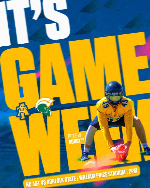 It’s Game Week! Game 4 vs Norfolk State #AggiePride | #Elite | #CAAFB