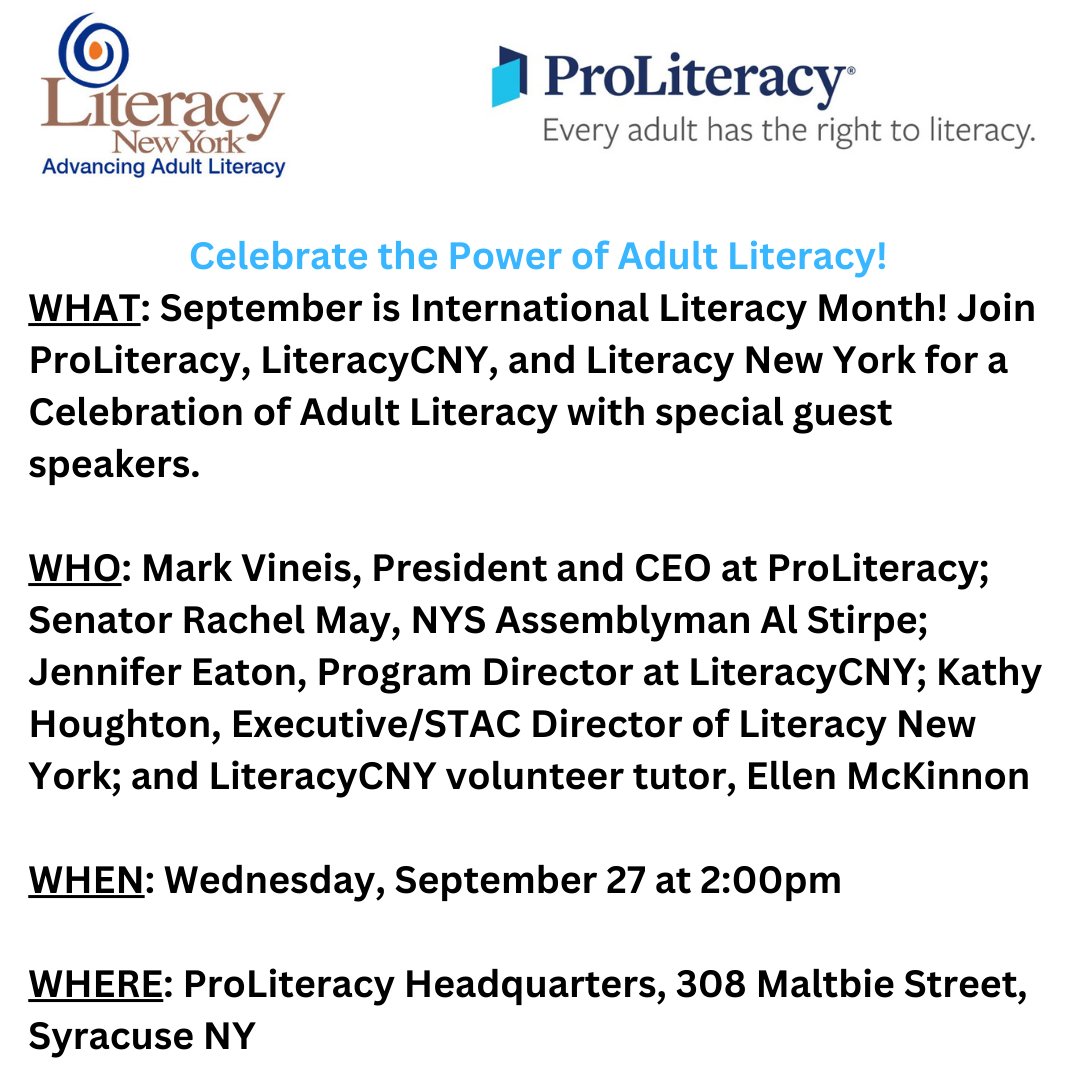 Literacy New York, Inc. (@literacy_ny) on Twitter photo 