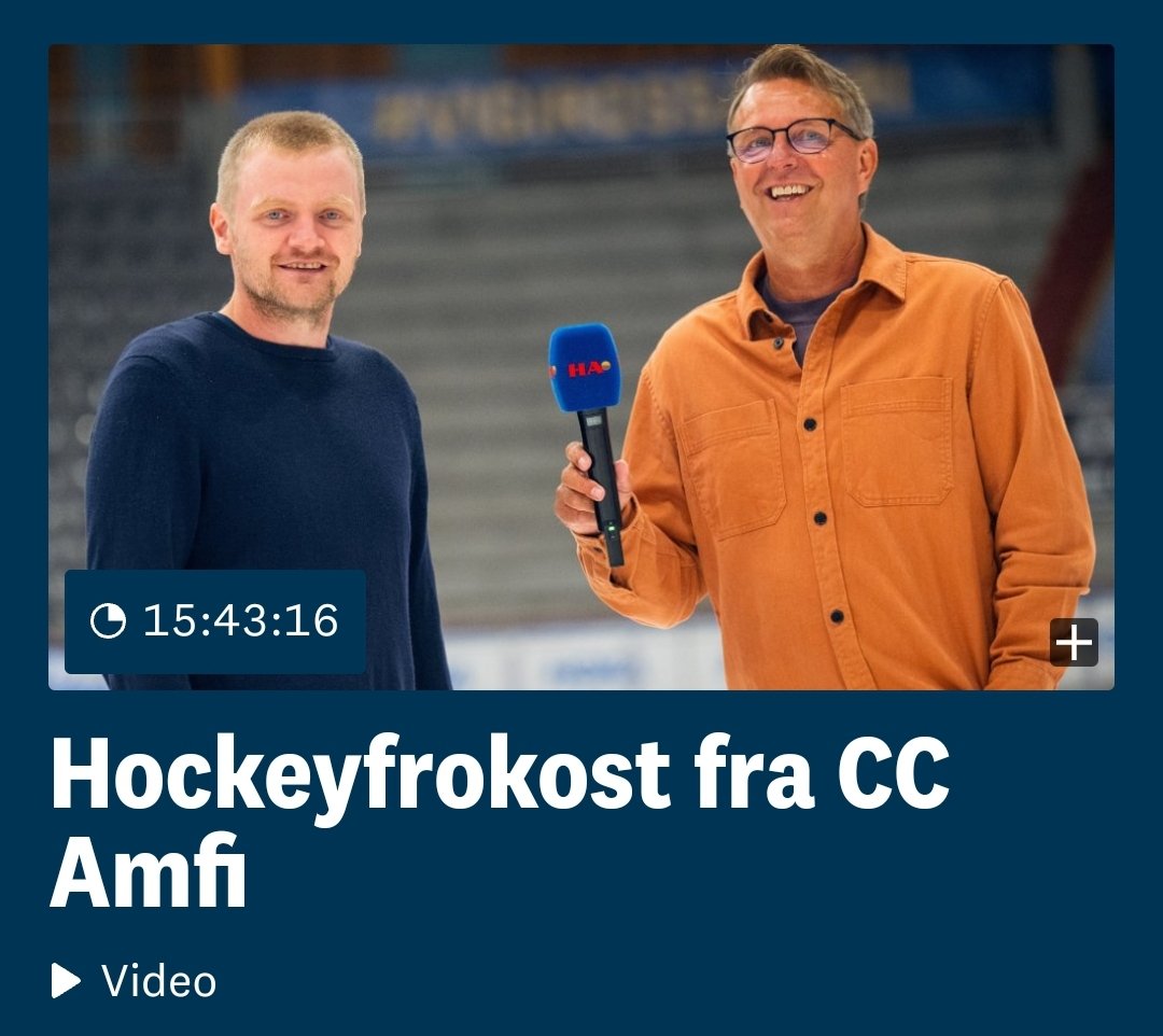 Holder oss unna offside: Tirsdag 10.00 med TEO.