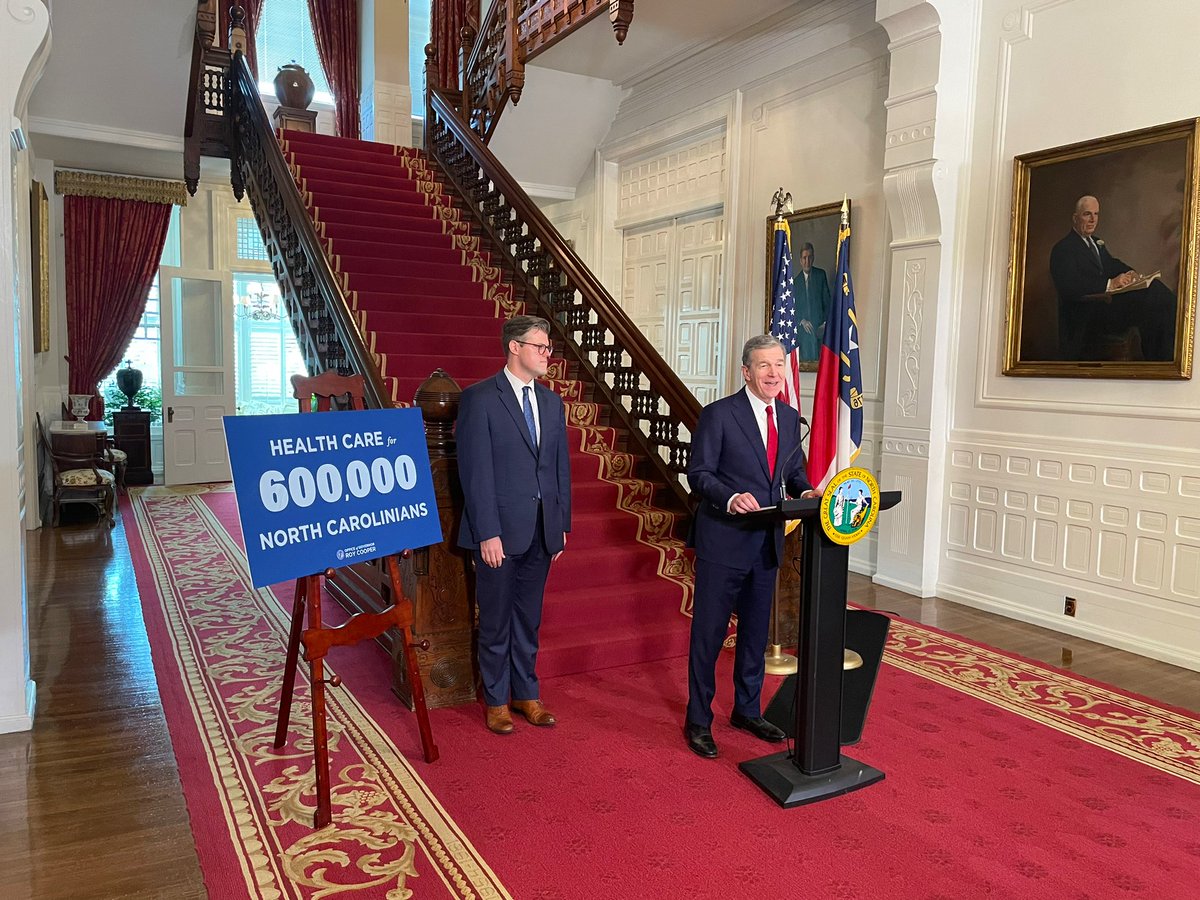 🚨🚨🚨NEW: <a href="/NC_Governor/">Governor Josh Stein</a> and NC DHHS Secretary <a href="/KodyKinsley/">Kody Kinsley</a> announce Medicaid expansion will launch on 12/1 of this year — giving more than 600,000 North Carolinians access to life-saving health care.

“This will be a new day for health care in North Carolina.” #ncpol
