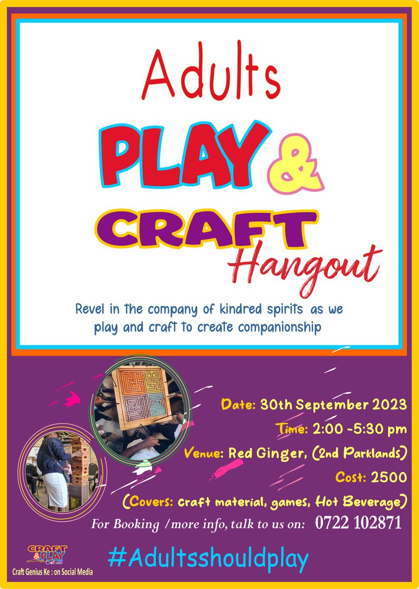 FundiwaDera's tweet image. Come and embrace the joy of an adult playdate. Fun, laughter, and connection will be on the agenda. Let&apos;s awaken our youthful spirit and create memories that affirm life&apos;s joy at any age. #adultsshouldplay #AgelessFun