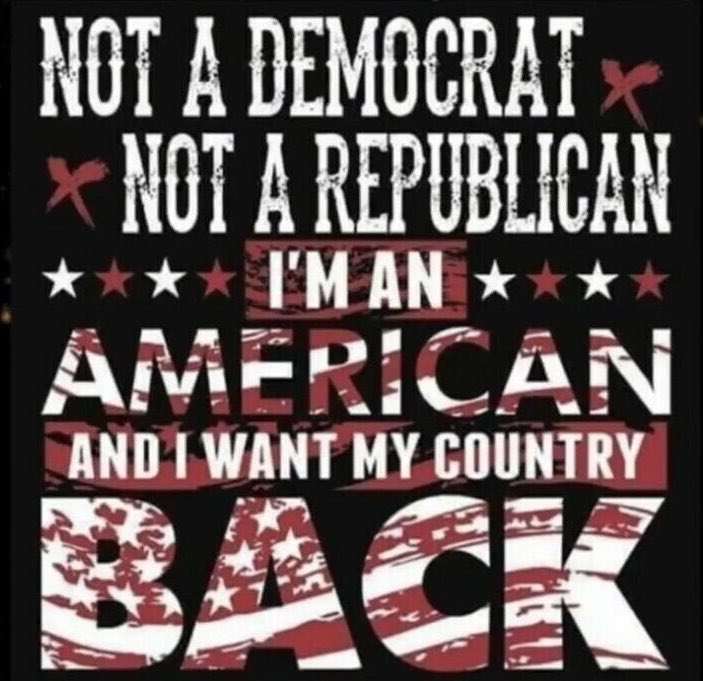 I’m not a Democrat. I’m not a Republican. I’m an AMERICAN and I want MY COUNTRY BACK! That’s why I’m proudly casting my vote for Donald Trump in 2024. Who else is with me??