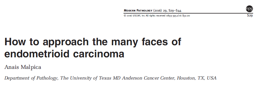 ⚜️ Interesting pattern seen in an endometrial cancer, have you seen this before??? ⚜️

This magnificent paper by the great Dr A. Malpica (@AnaisMalpica) mentions this particular pattern 🆒

#GynPath #pathology