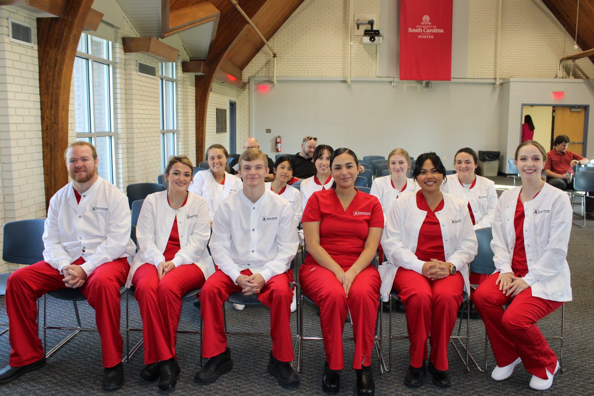 Our first year USC Aiken at Sumter nursing students were welcomed and honored with the Dedication of Hands ceremony. We wish these students the best of luck as they begin their journey into nursing. #uscsumter #sumtersc #nursing #BSN