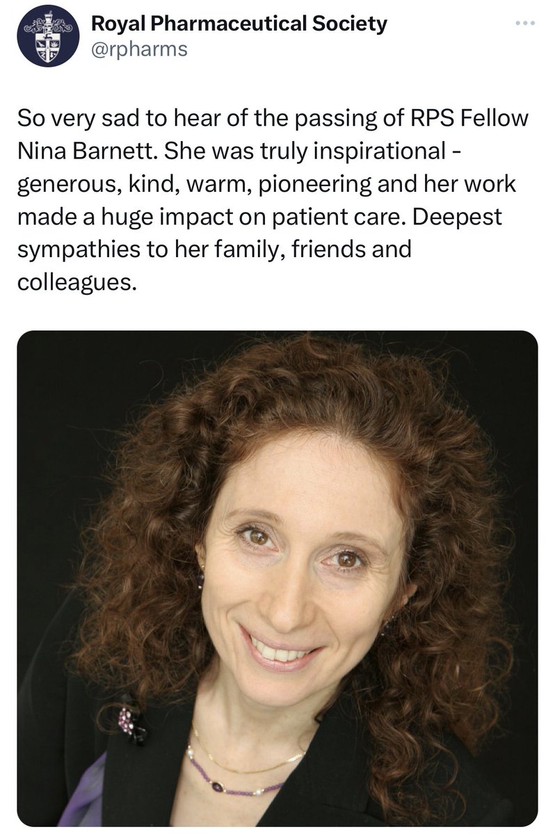 #WorldPharmacistDay2023 

Let’s dedicate this day to <a href="/NinaLBarnett/">NinaBarnett</a>  a beautiful impactful soul who pioneered change for patients and for female leadership💜

We need more leaders who leave the ladder down and give others a helping hand up ✨ 

Today is celebrating you Nina 🕊️