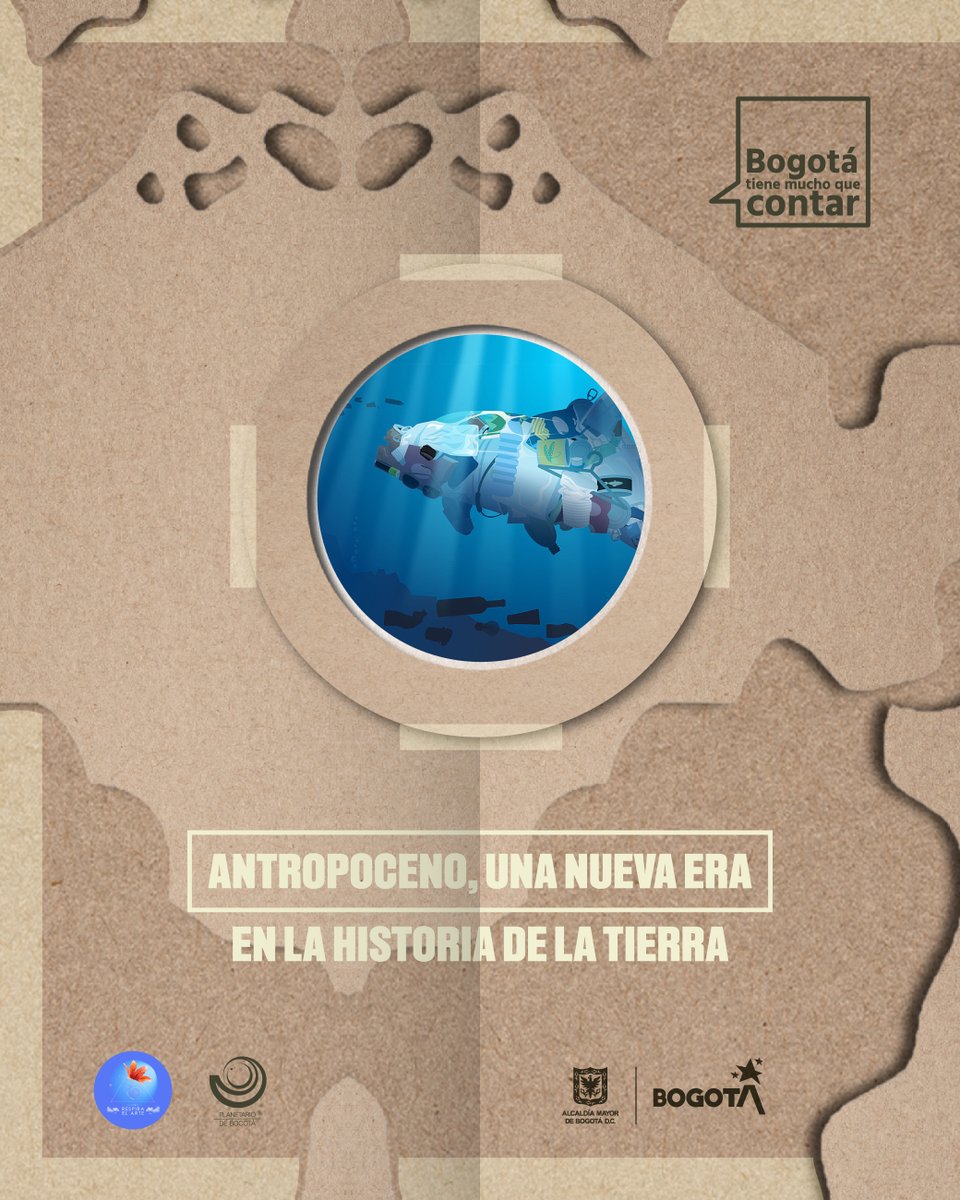 planetariobta's tweet photo. En la última década algunos científicos han postulado al antropoceno como una nueva era geológica en la historia de la Tierra marcada por las transformaciones ocasionadas por los seres humanos. 

📅Miércoles 27 de septiembre
🕕6:00 p.m.
📍Planetario de Bogotá
#HablemosDelUniverso https://t.co/3ssEx8L4j7