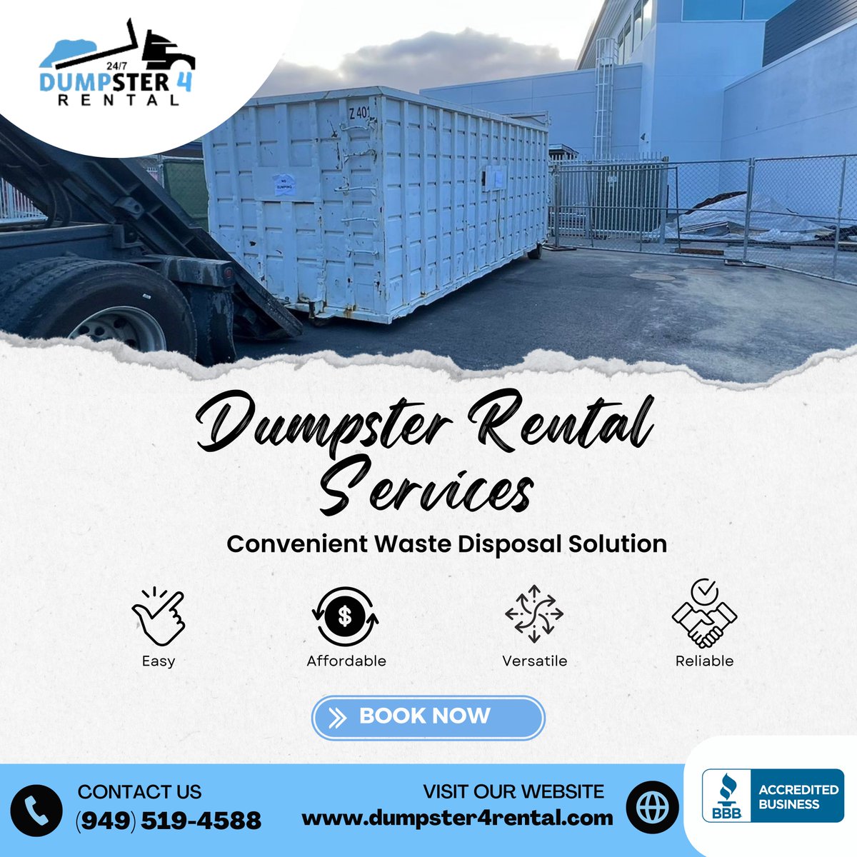 D4R_Company's tweet image. Making Cleanup Easy, Affordable, and Reliable. 

#dumpster4rental #dumpstersolutions #wastemanagement #dumpsterservices #rentadumpster #affordable #reliableservices #rentdumpsternow #junkremoval #wastemanagement #disposalsolution #fastpickup #dumpster #construction  #california