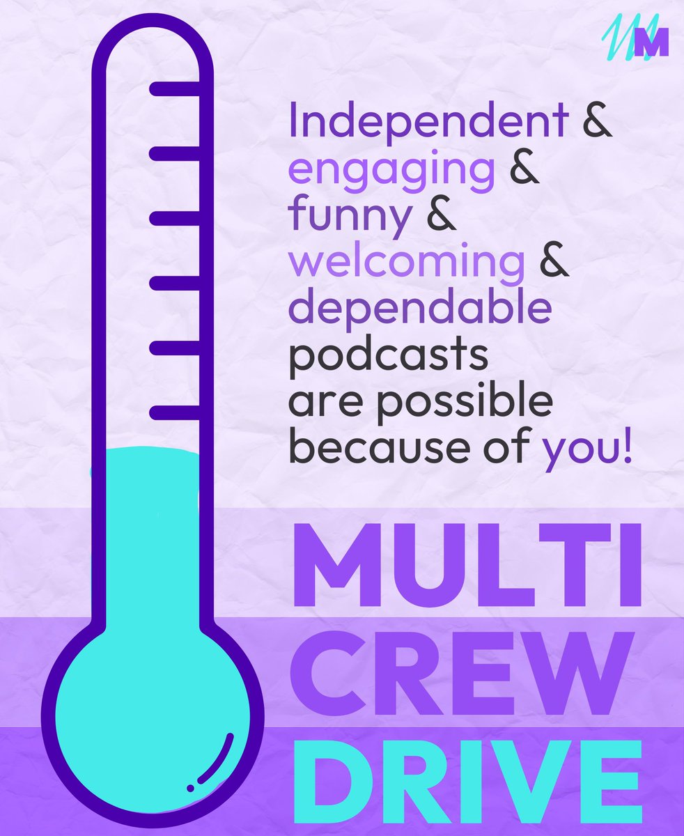We are 1/4 of the way to our goal for the MultiCrew Drive! 

Help us reach 100 by signing up now at multitude.productions/multicrew 💜