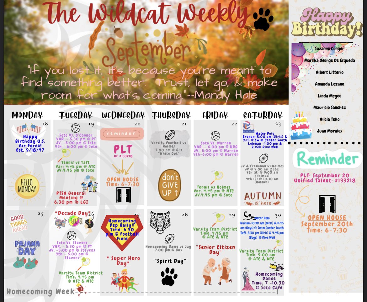 HOCO week, here’s the 411…