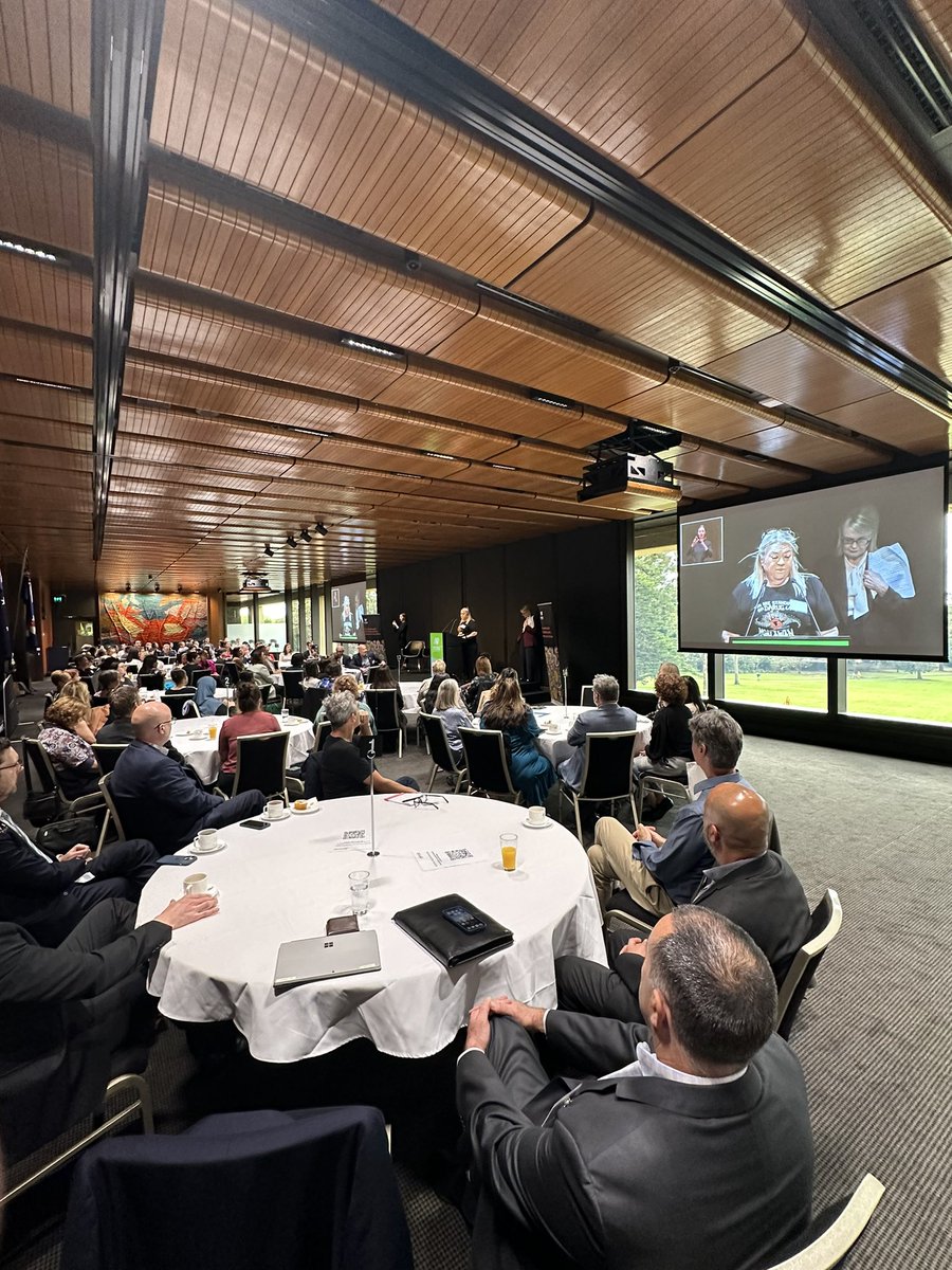 And we’re off! Our NSW Post-Budget Breakfast is kicking off with a Welcome to Country from Melissa Stubbings from the Merana Aboriginal Community Association