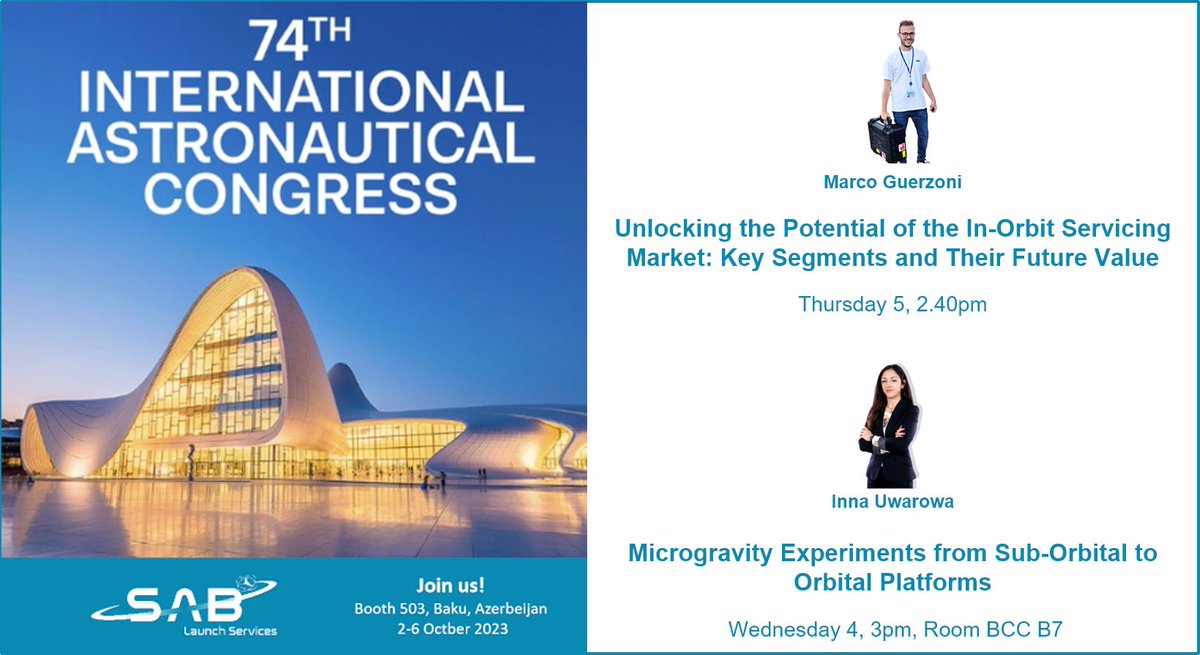 Join us next week at #IAC2023, and follow our presentations.

#IAC #IOSHEX #IOSLAB #IOS