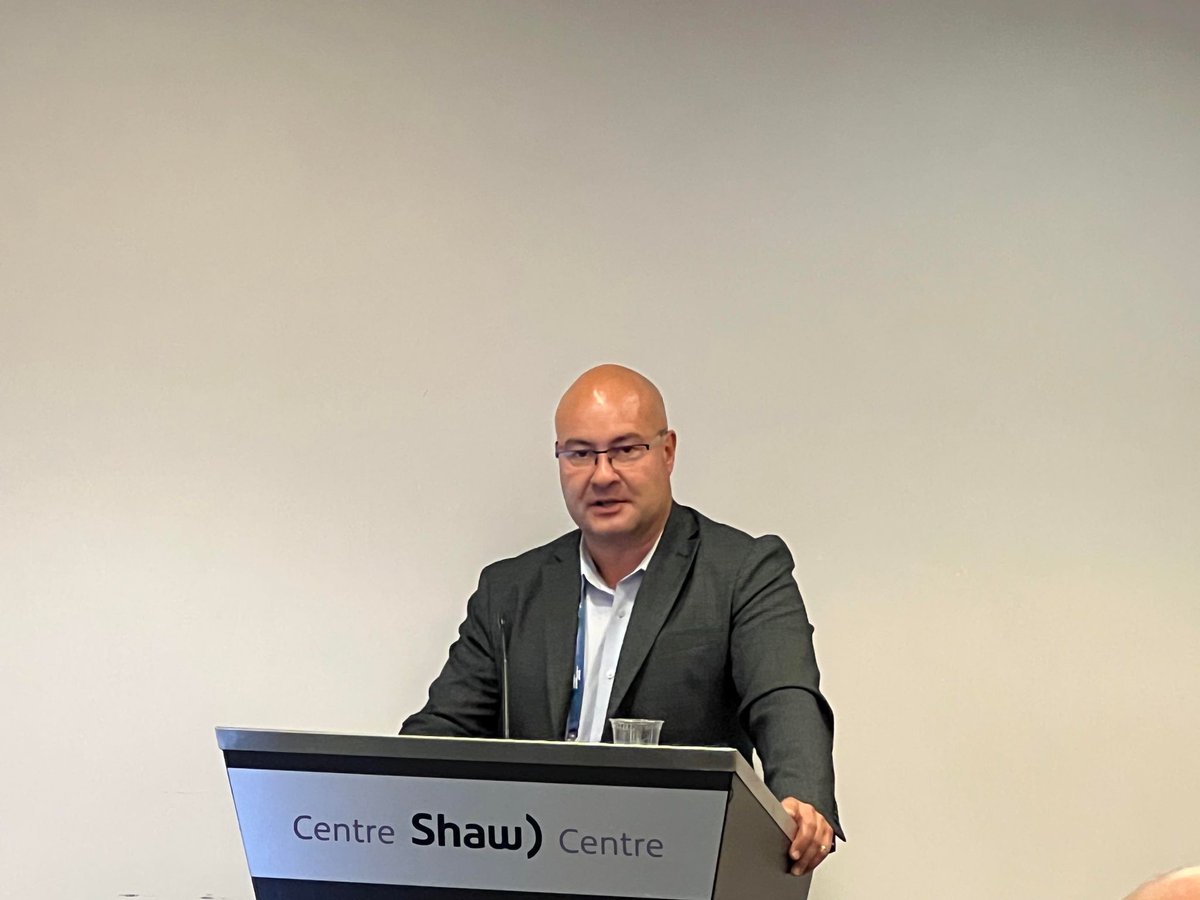 CementCanada's tweet photo. CAC’s Glen Furtado and @ERAlberta_ presented at #TACConf on climate change mitigation, sharing details on #ConcreteZero and how ERA is helping industry de-risk and scale technology that can benefit Canada’s cement and concrete industry as well as Canada’s emissions profile. https://t.co/xN64kidt8K