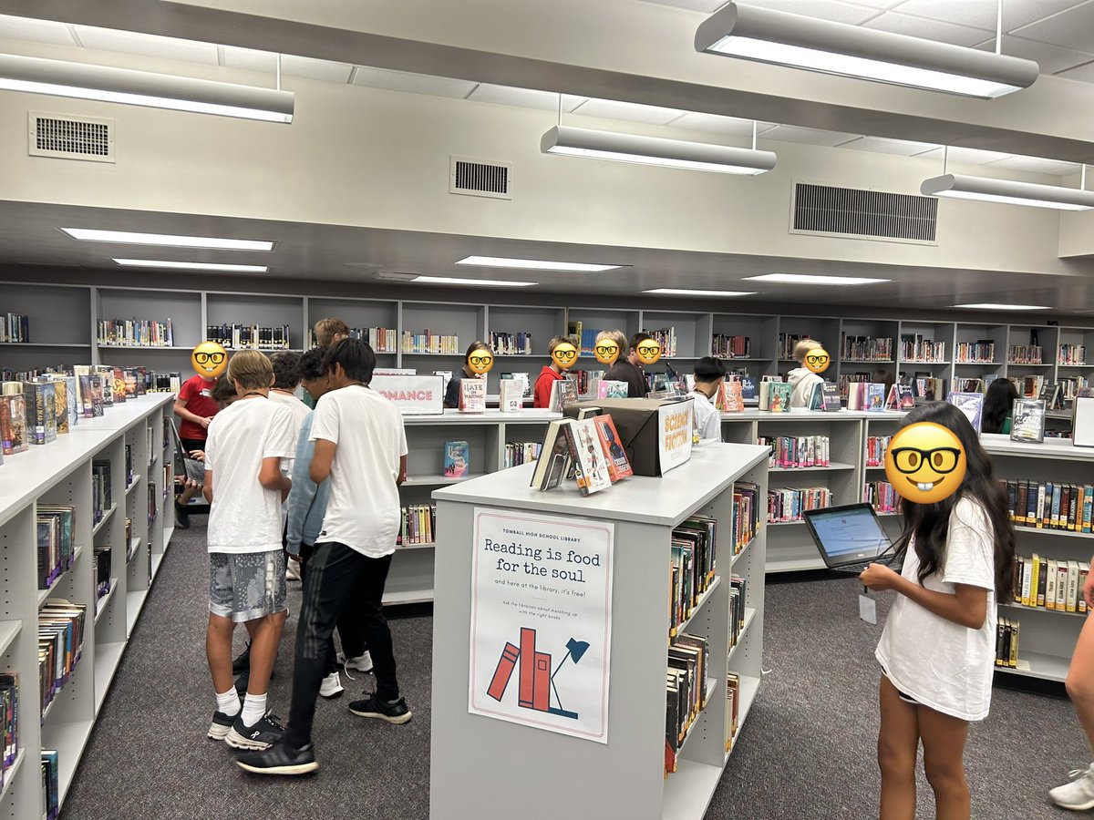 We had so much fun in the <a href="/TISDTHS/">Tomball High School</a> Library today! Mrs. Baker’s freshmen English classes completed a <a href="/flippitynet/">Flippity</a> scavenger hunt to familiarize themselves w/ everything the library has to offer. 12:28 was the fastest time today - will that time stay #1 tomorrow?! <a href="/TISD_Libraries/">tomballisd LIBRARIES</a>