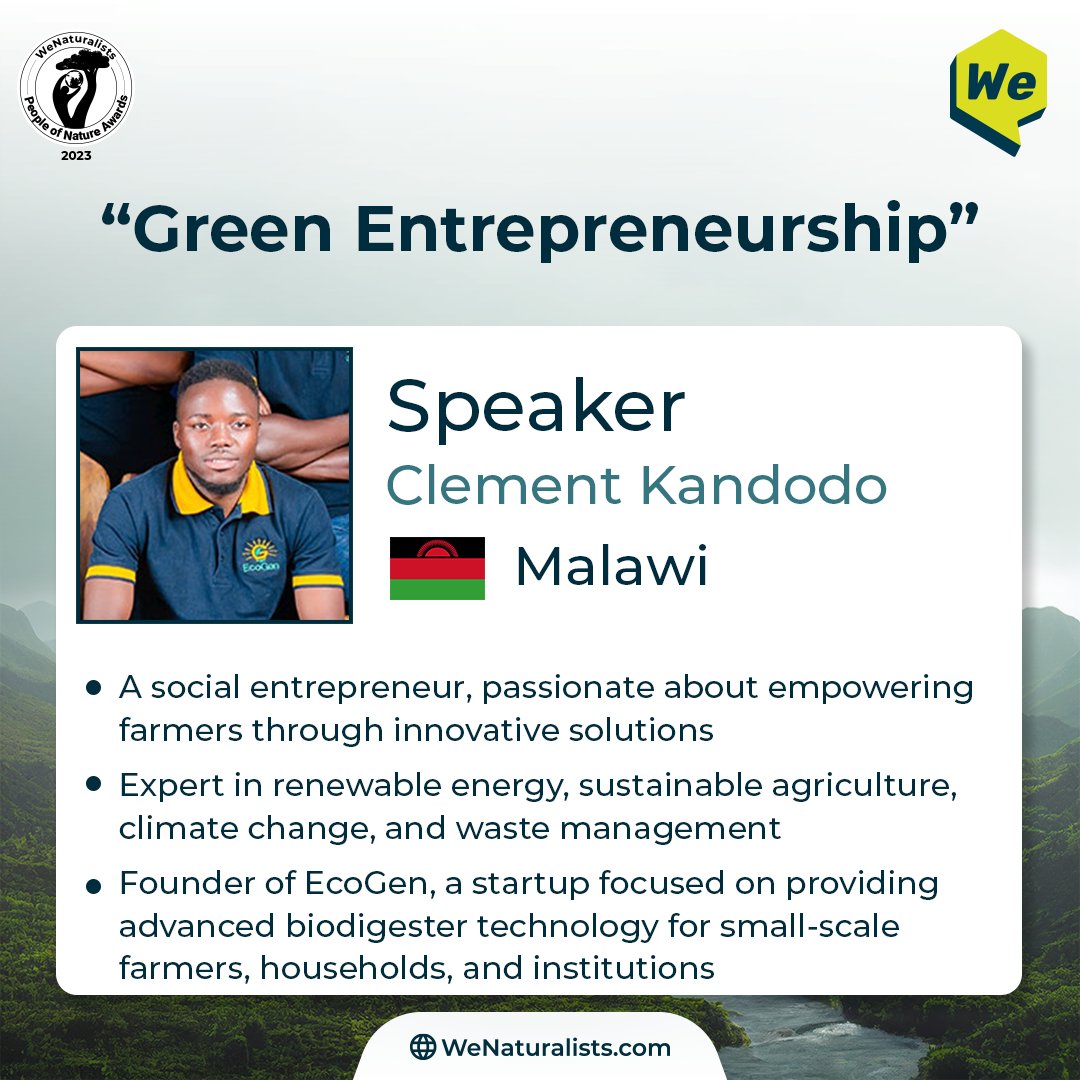 WeNaturalists's tweet photo. Join this crucial conversation to revel in their valuable insights as we explore green jobs, mentorship, and sustainable growth. Share your question for discussion in the comments below 👇

#greenbusiness #Entrepreneur #socialimpact https://t.co/wsspb2WeKm