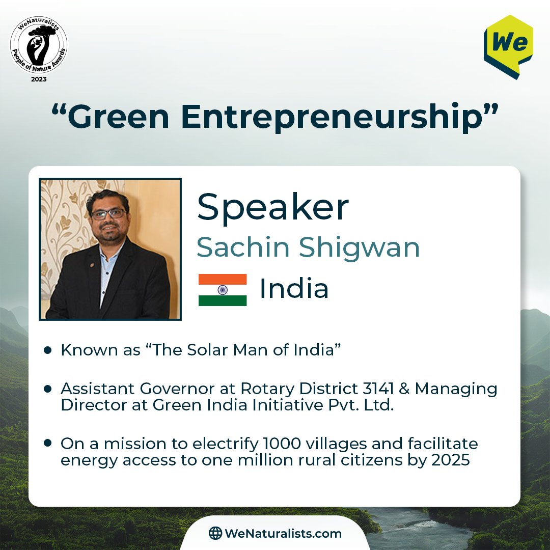 WeNaturalists's tweet photo. Join this crucial conversation to revel in their valuable insights as we explore green jobs, mentorship, and sustainable growth. Share your question for discussion in the comments below 👇

#greenbusiness #Entrepreneur #socialimpact https://t.co/wsspb2WeKm