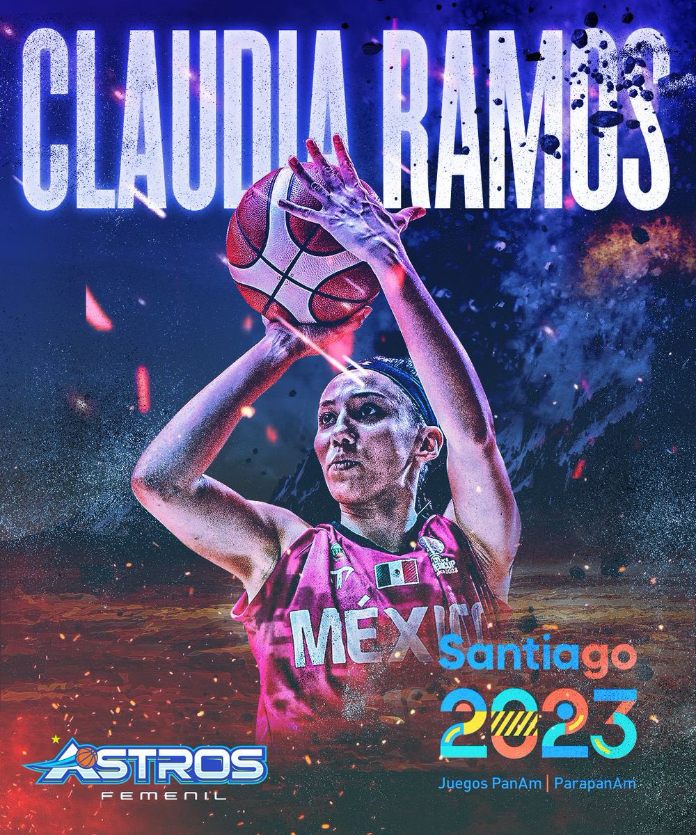 Claudia Ramos convocada a los juegos panamericanos <a href="/santiago2023/">Santiago 2023</a> 🚨🤩

¡Muchas felicidades, <a href="/claudiaramosmx/">Claudia Ramos</a> a seguir representando a nuestro país como siempre lo has hecho ! 💪☄️

*México hará su debut el 25 de octubre ante Brasil en la fase de grupos 🇲🇽