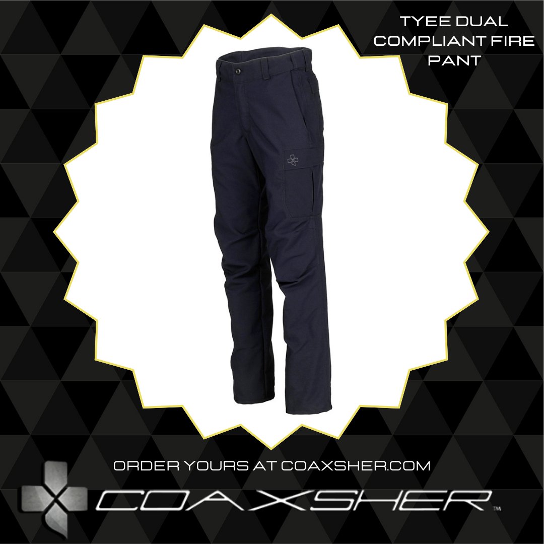 coaxsher's tweet photo. Freedom of movement is the name of the game when it comes to our Tyee Dual Compliant fire pant. Wear it to work on the fire line, or at the fire station. Get yours at https://t.co/WbNuX3nsRC https://t.co/DlpC81jk3E