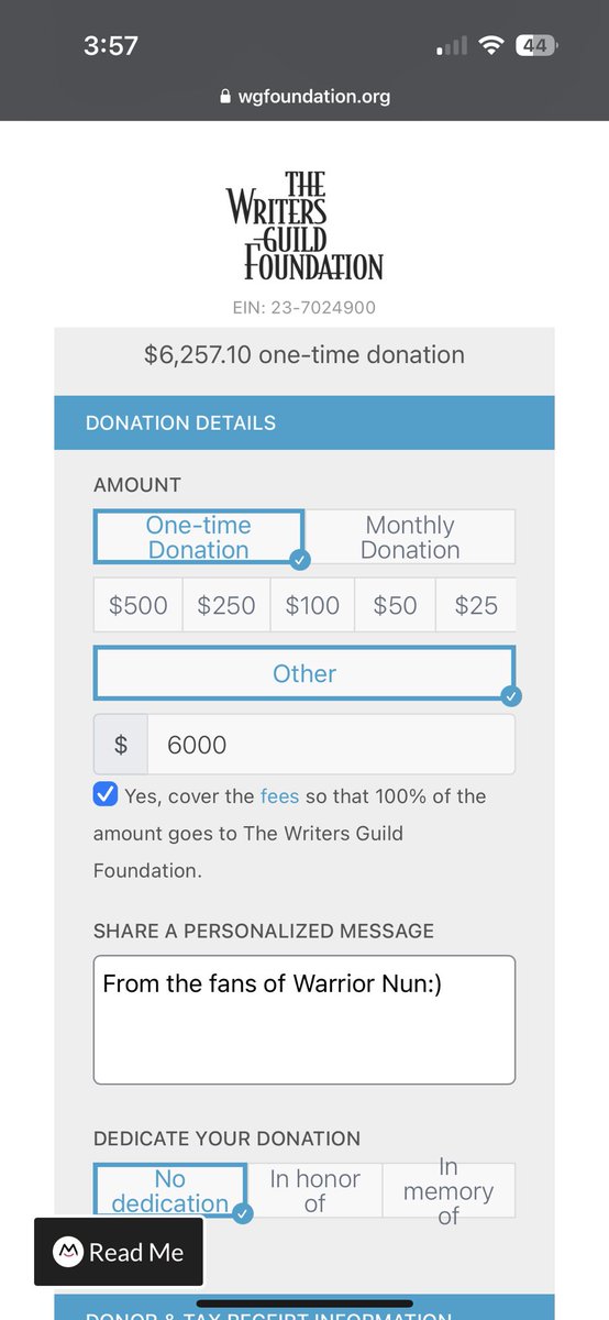 angrytrashacct's tweet photo. Seeing that our writers are starting to get what they deserve regarding the strike and their work, here’s what the fans and participants of the Warrior Nun campaign were able to donate to help their cause with the GoFundMe! Thank you again!❤️ #WeSavedWarriorNun #WarriorNun https://t.co/XLG6L4PC8U