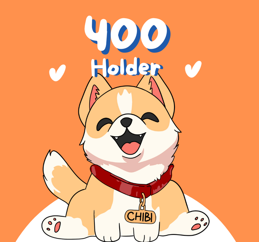 ChibiToken's tweet photo. 🎉🚀 Milestone Alert! 🚀🎉
Chibi Inu is ecstatic to announce that our community has grown even stronger. We've hit an impressive 400 holders! 🙌
🐶💎 #ChibiInu #CryptoCommunity #400Holders
Chart: https://t.co/dIpINoVrnG https://t.co/LtYo9Jb71c