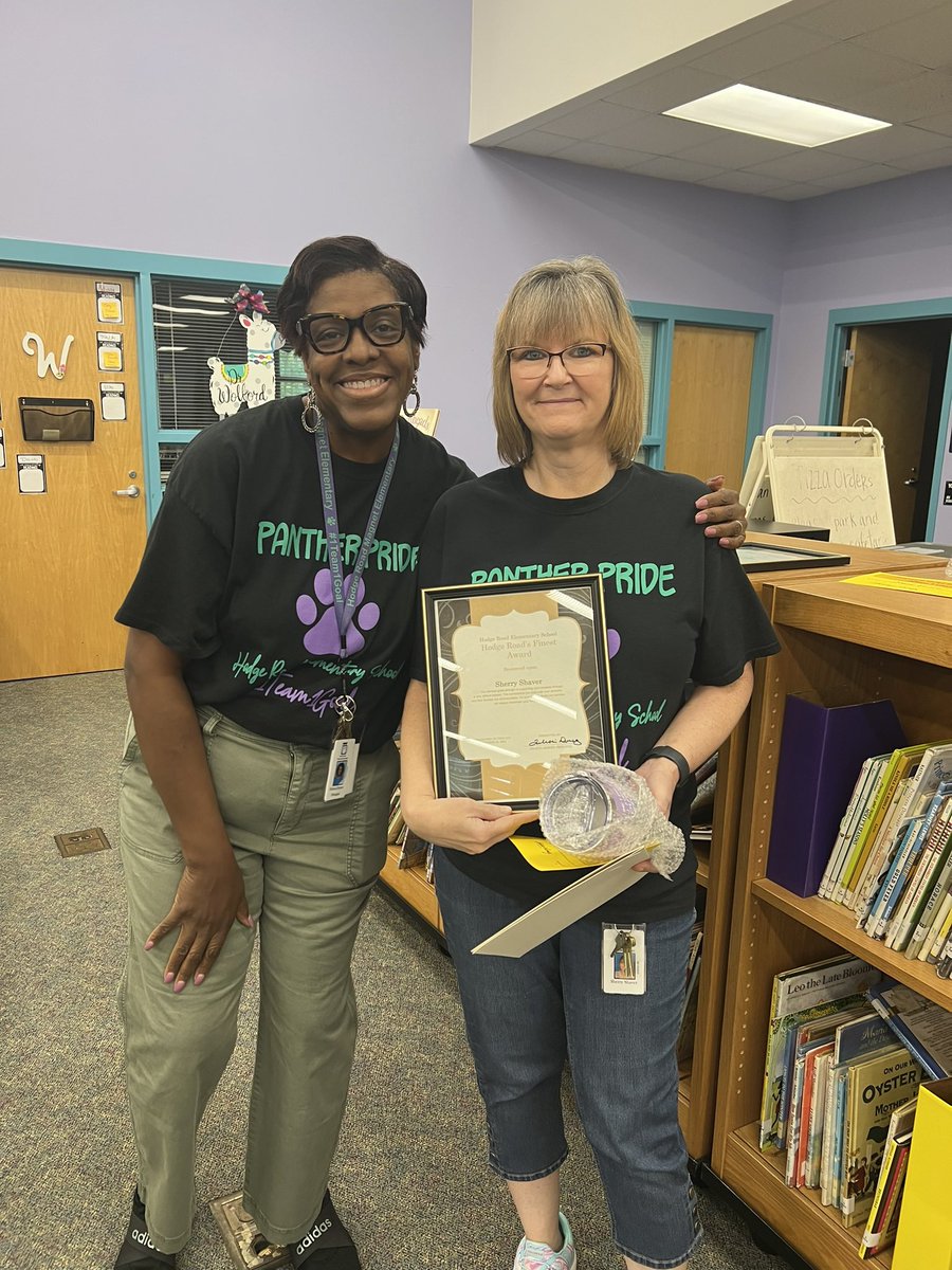 Congratulations to our first two <a href="/HodgeRoadES/">HodgeRoadElementary</a> Staff Members of the Month for the 23-24 school year, Ms. Shaver &amp; Ms. Yuille! You both are amazing and we’re grateful for you! ❤️<a href="/PrincipalHRES/">Felecia Dorsey</a>