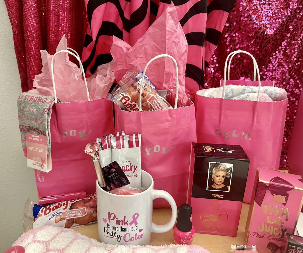 Are you ready ? 🎶Are you ready? 🎶We are ! BFF <a href="/LettyGonz921/">Letty Gonzalez</a> put together <a href="/Pink/">P!nk</a> theme goodie bags for our girls trip to San Antonio concert 💕 <a href="/CeliaGregory/">Celia</a> 🩷