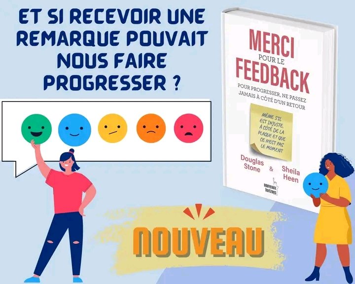 ilunga_jos's tweet photo. Acheter, lire et grandir

📣 Alerte #nouveautéNH - Avec "Merci pour le feedback", vous allez aimez recevoir une remarque !

Lire de livres délivre. https://t.co/TkYH7IZCi6