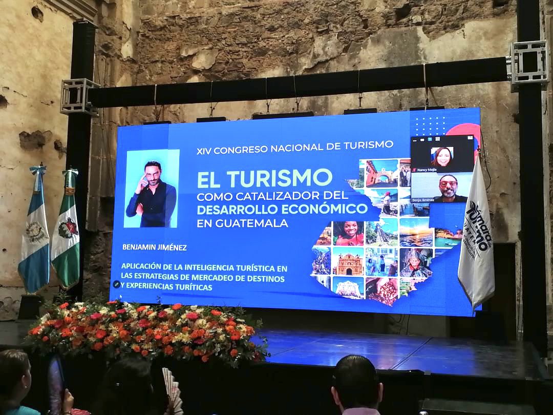 CAMTUR1's tweet photo. @BenjaJimenezH primer mercadólogo especializado en neurociencia y turismo imparte la conferencia "Aplicación de la inteligencia turística en las estrategias de mercadeo de destinos y experiencias turísticas"

#camtur  #Guatemala #catalizador #XIVCongresoturismogt #economico https://t.co/84SF8Rwd0I