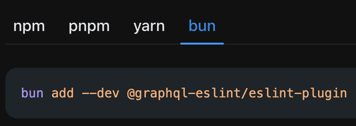 dimaMachina_'s tweet photo. Are you already using the amazing @bunjavascript created by @jarredsumner ?
In addition to @npmjs @pnpmjs and @yarnpkg #nextra v2.13 comes with improved npm2yarn which has the support of Bun commands.
Let's Bun it! ๐ฅhttps://t.co/mQT7S2ws1q https://t.co/cepU2VqPka