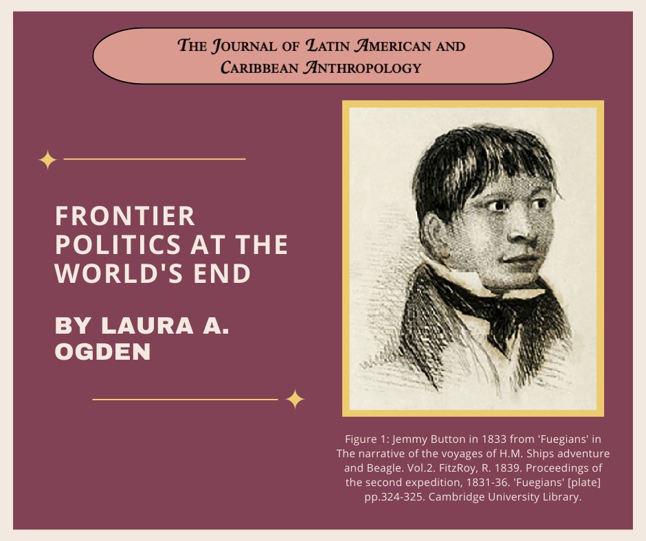 Journal of Latin American & Caribbean Anthropology (@journallatin) on Twitter photo OUT NOW 🎉🎉
"Frontier politics at the world's end" by <a href="/LauraAnnOgden/">Laura Ogden</a>
Here ➡️ doi.org/10.1111/jlca.1… OUT NOW 🎉🎉
"Frontier politics at the world's end" by <a href="/LauraAnnOgden/">Laura Ogden</a>
Here ➡️ doi.org/10.1111/jlca.1…