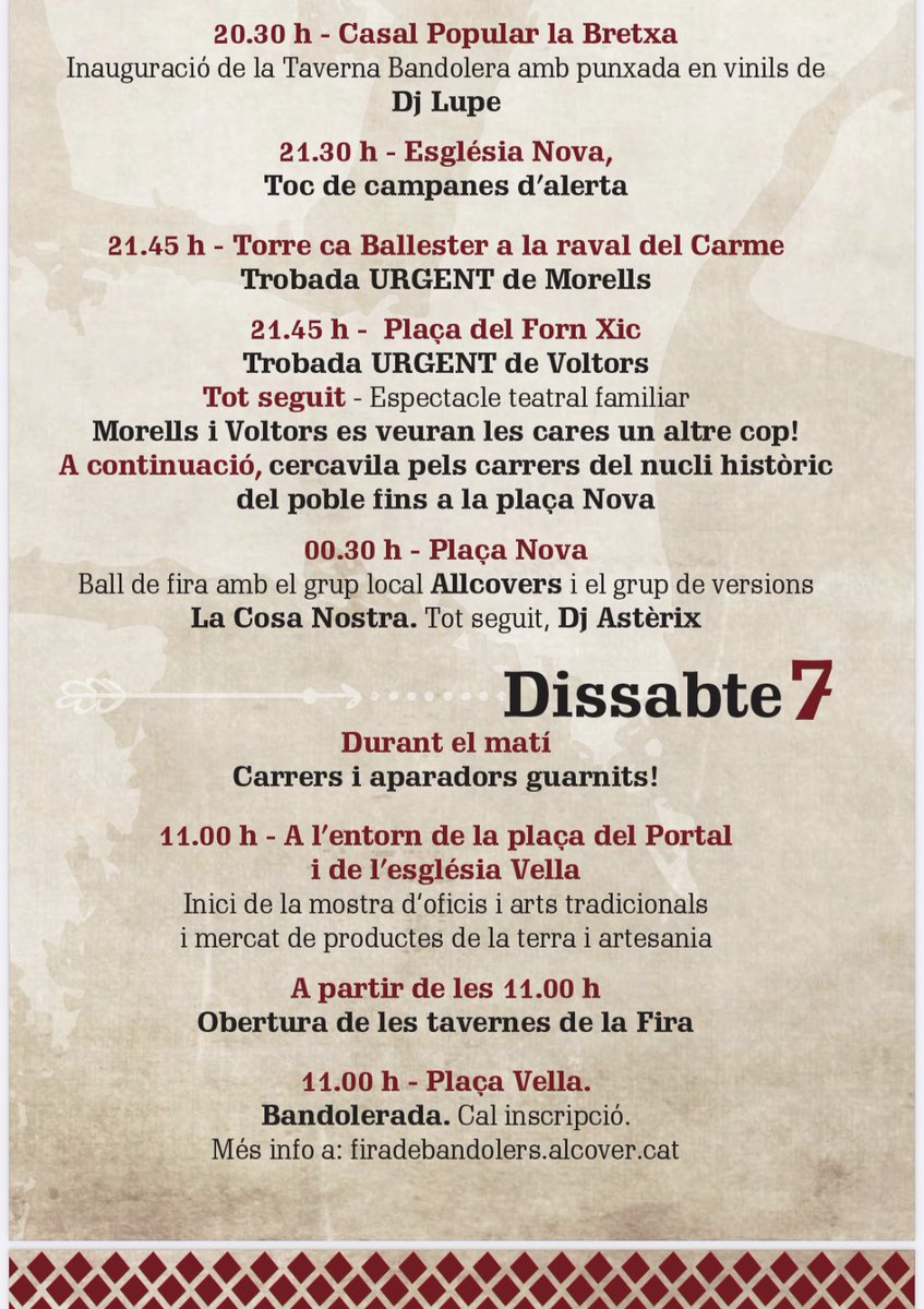 Inveer9's tweet photo. Divendres de fira serà molt top..🥹🫶🏽 https://t.co/7qySS1aYzT