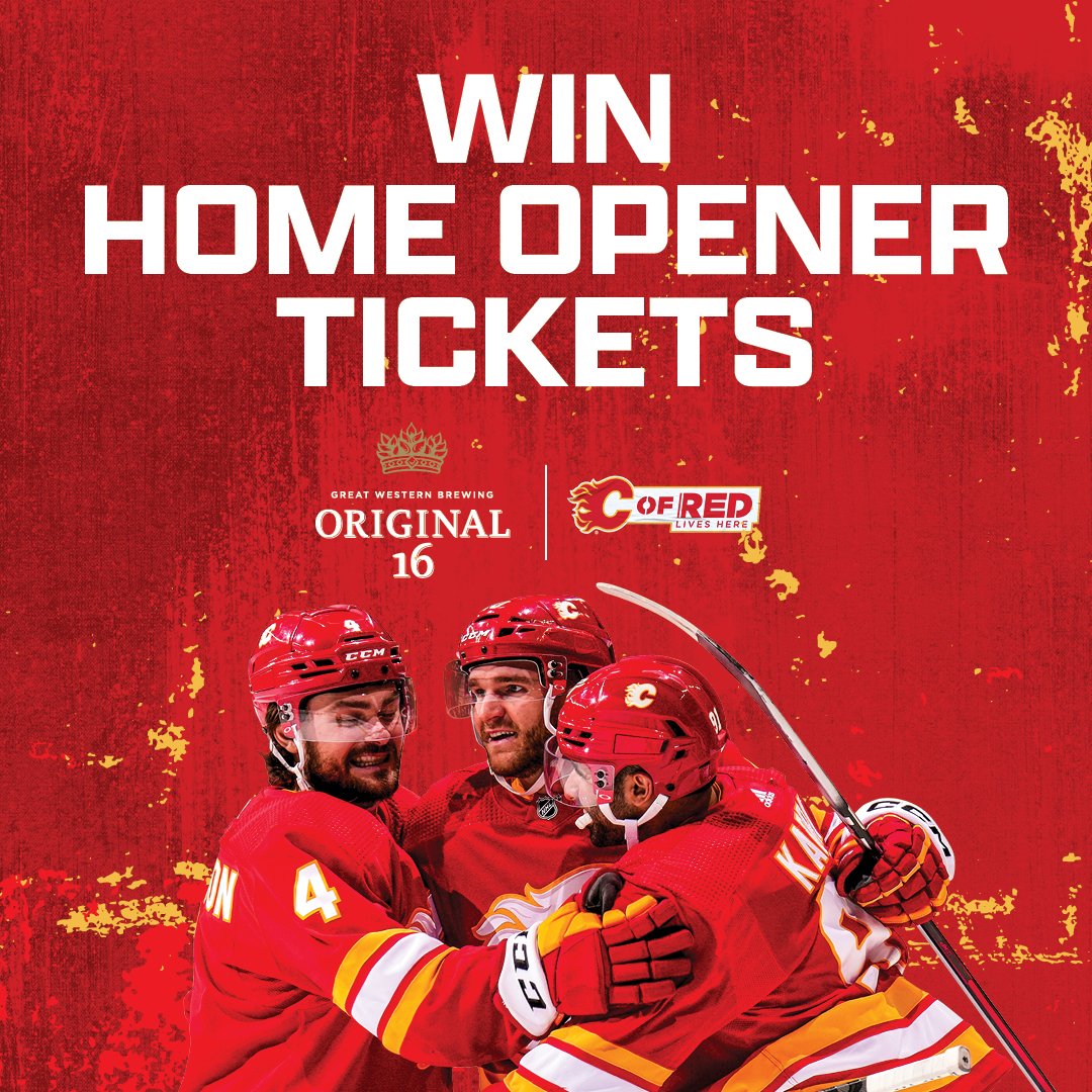 16 days away from home opener and Original 16 wants to celebrate by giving away two tickets! Entering is easy: RT this post Follow us & @original16beer Reply with who you think will lead the #Flames in scoring this season We'll randomly draw a winner tomorrow at 12 PM MT!