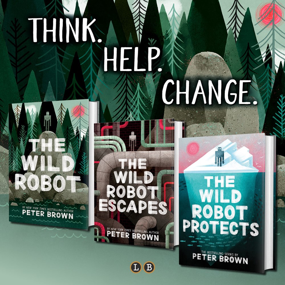 . <a href="/itspeterbrown/">peter brown!</a>'s The Wild Robot Protects releases tomorrow!