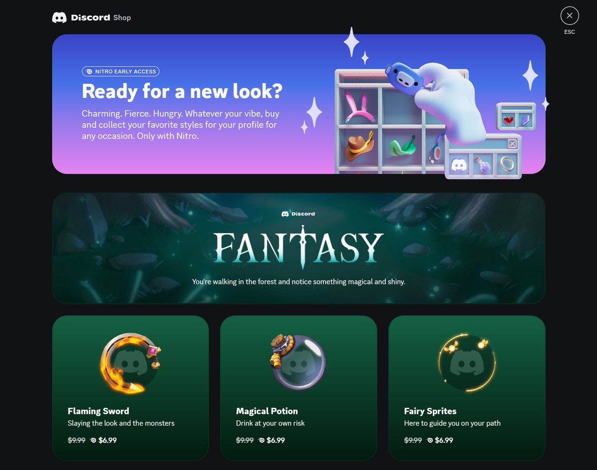 Discord really out here charging upwards of SEVEN DOLLARS for an avatar decoration..