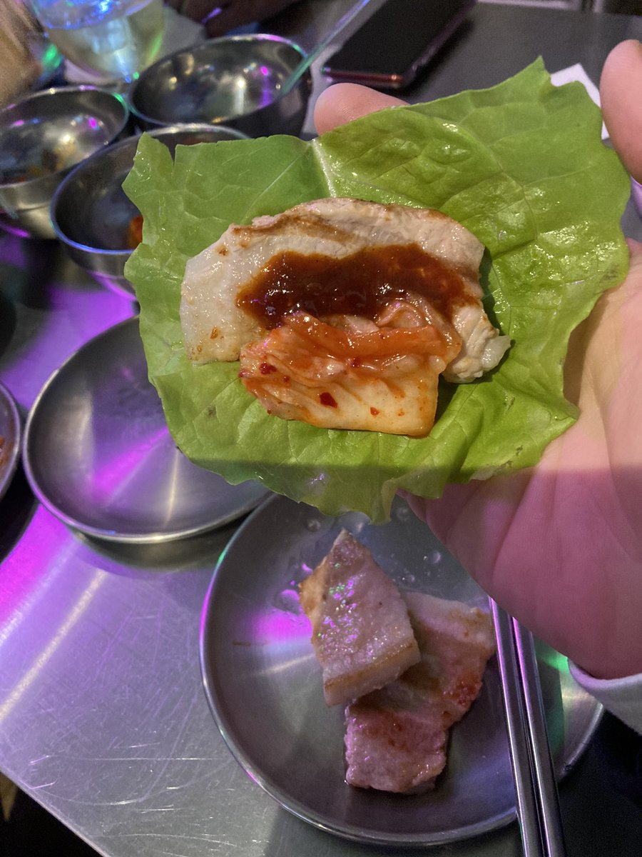 nyankonoyuusha's tweet photo. おはようございます☀

仕事仲間と飲み会🍻

韓国料理約50品が食べ放題は激アツ✨

食い意地はって食べすぎた🤣

韓国食堂キミニスパイス別誂エ/大阪・梅田
https://t.co/iPLaMPZoqa

#飲み会 
#foodback https://t.co/ZbVflDATHl