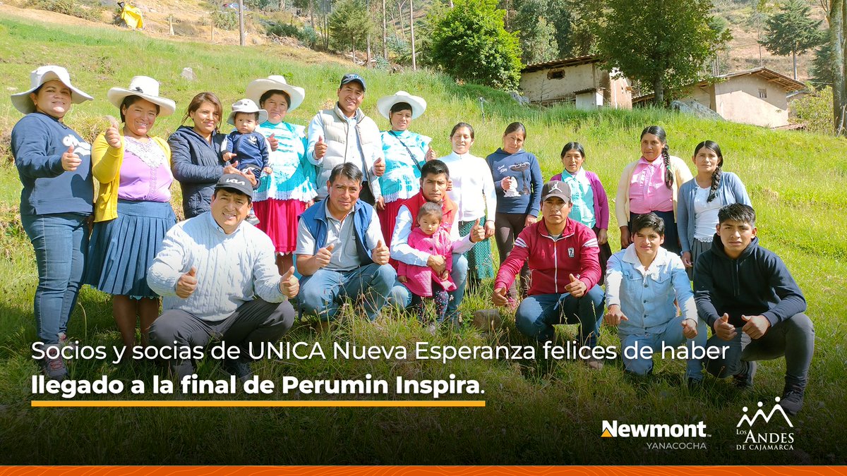 LosAndesCaj's tweet photo. En @PeruminOficial se conocerá la historia de la UNICA Nueva Esperanza del caserío de Lluscapampa Alta en Cajamarca. Su representante, Martín Julcamoro, viajó a la final de #PeruminInspira para dar a conocer este proyecto. #Perumin2023 💚 https://t.co/OfRotPDj9I