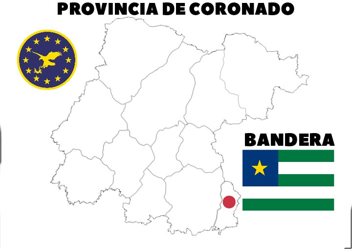 Mapa de la Provincia Riítense de Coronado.